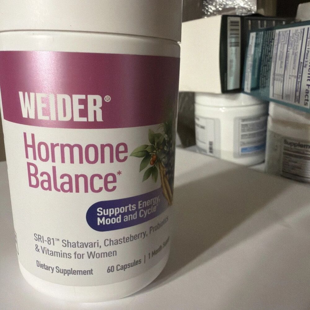 Weider Hormone Balance for Women Chasteberry 60 Capsules - Brand New Sealed